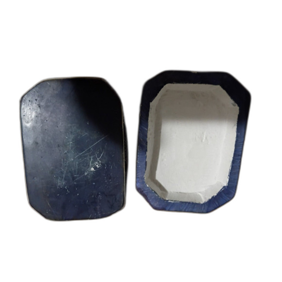 Fish African Carved Soapstone Trinket Box - Picture 7 of 9